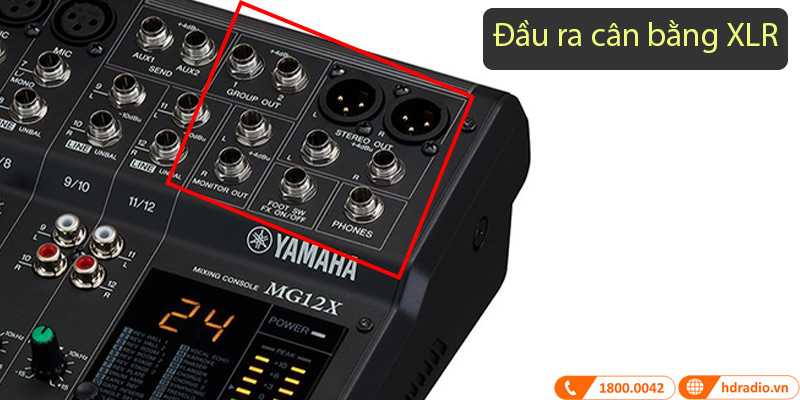 Bàn Mixer Yamaha MG12X