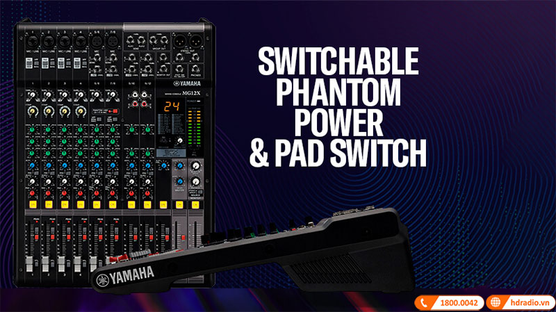 Bàn Mixer Yamaha MG12X