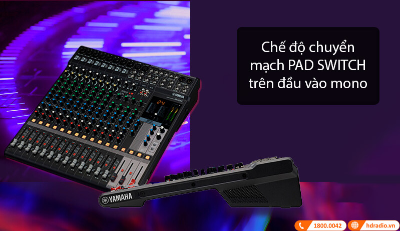 Bàn Mixer Yamaha MG16X