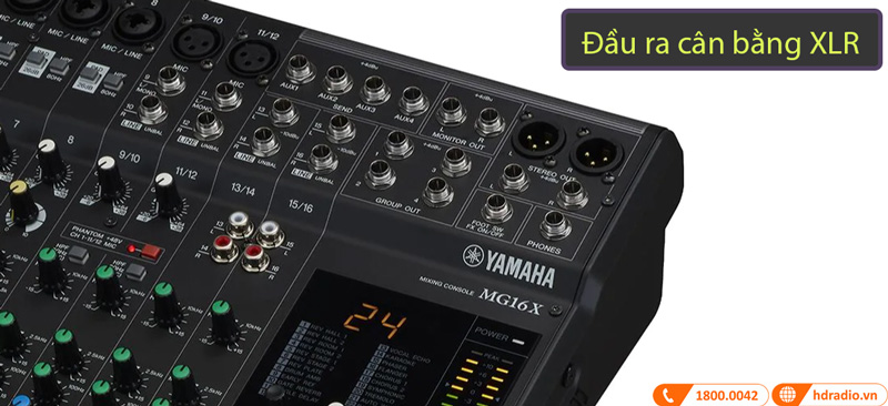 Bàn Mixer Yamaha MG16X
