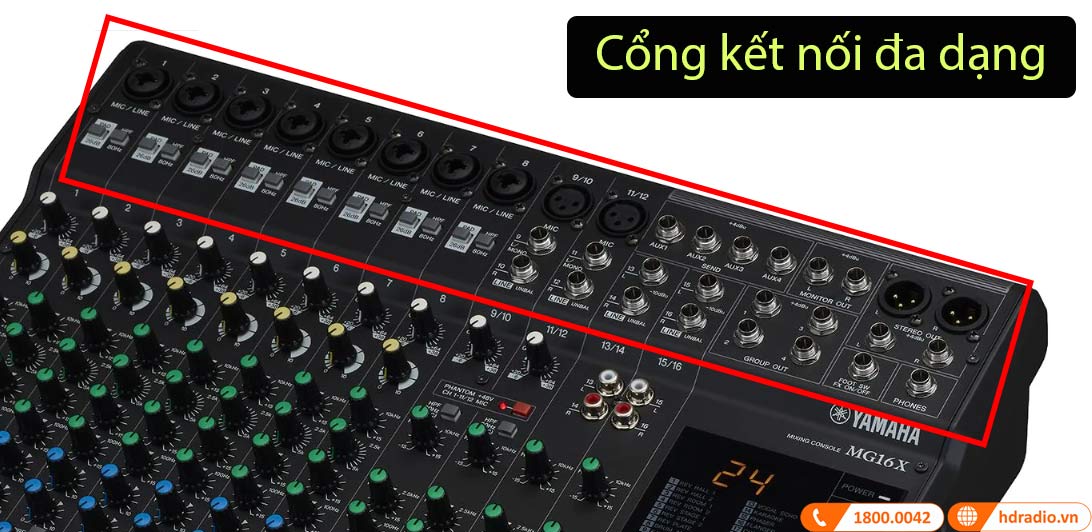 Bàn Mixer Yamaha MG16X