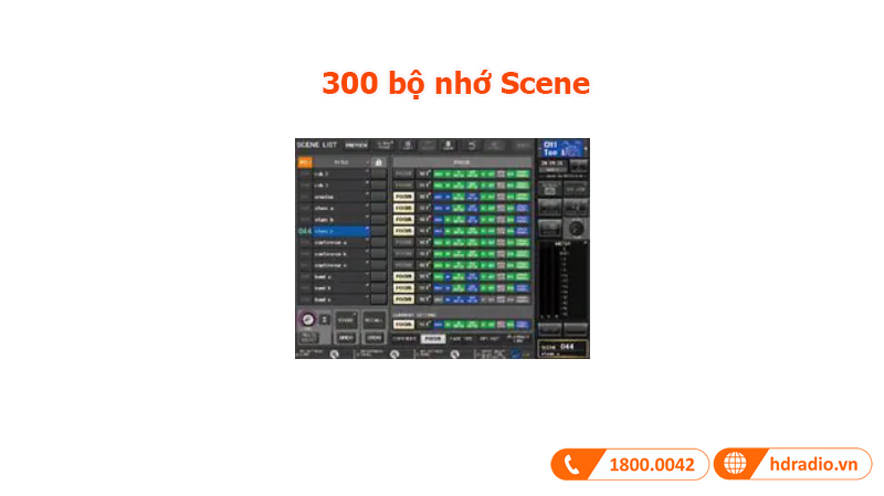 300 bộ nhớ Scene
