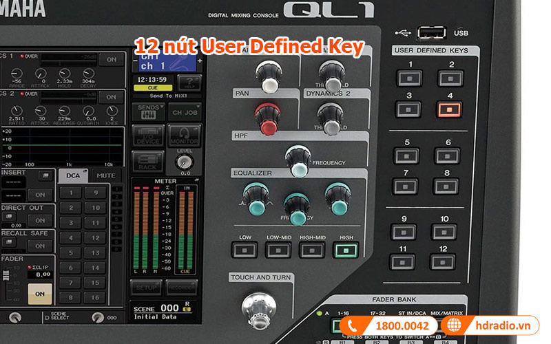 12 nút User Defined Key