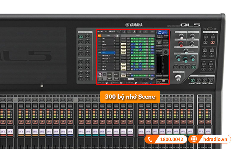 Bộ nhớ Sence bàn mixer Yamaha QL5