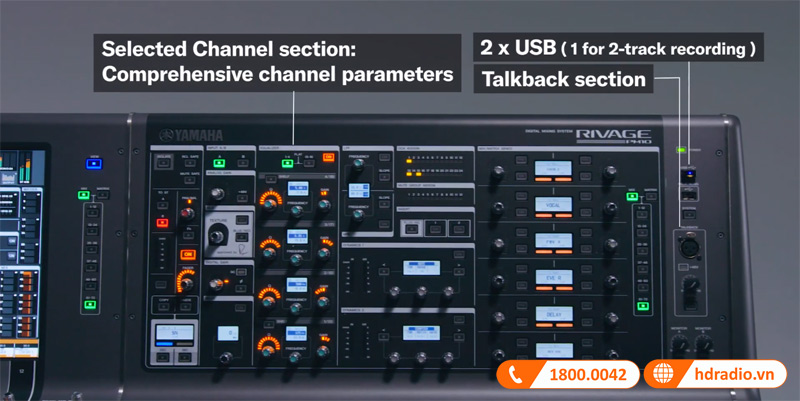 Tính năng chọn kênh trong mixer Yamaha CS R10S