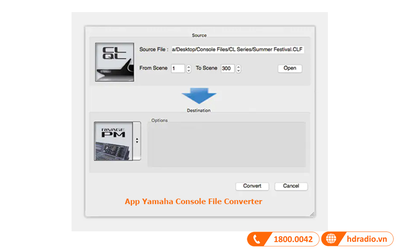 Ứng dụng kết nối Yamaha CS R10
