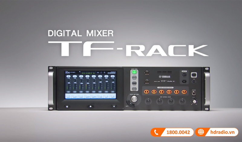 Giao diện mixer Yamaha TF RACK