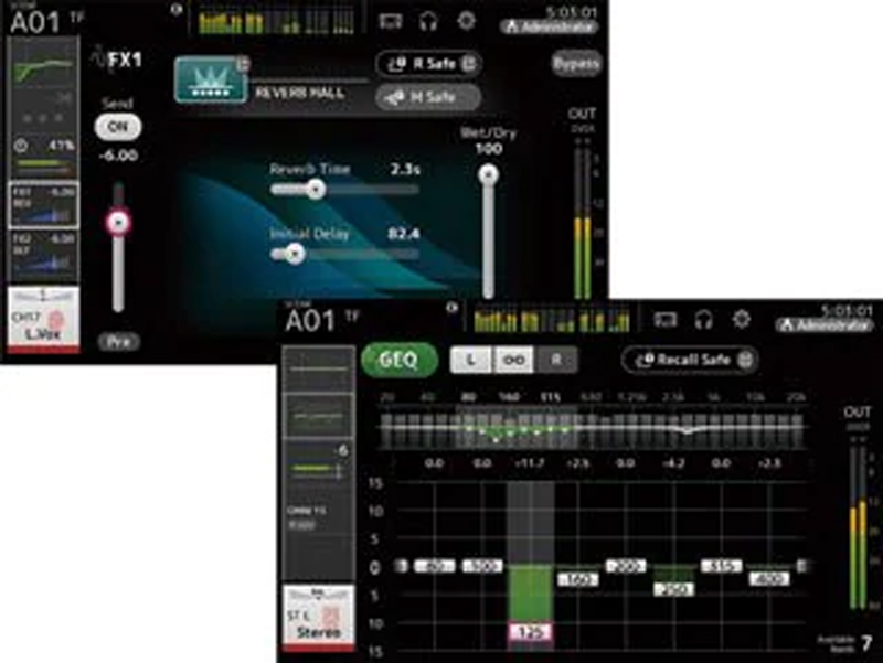 Bộ xử lý/ Hiệu ứng Mixer Yamaha TF CRACK