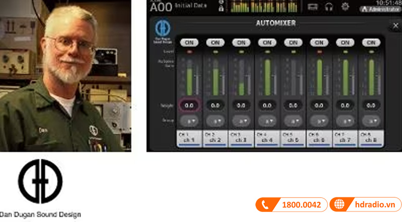 Tính năng trộn micro tự động