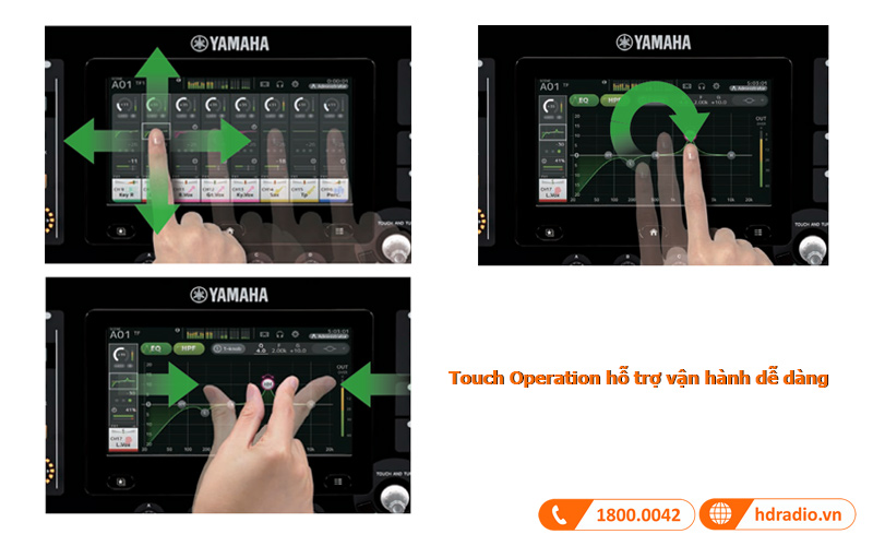 Cơ chế vận hành mixer Yamaha TF3