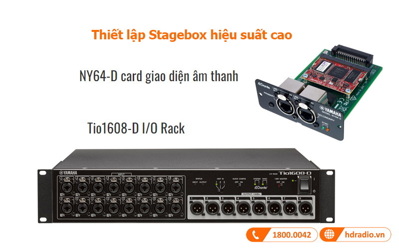 Hệ thống Stagebox bàn mixer Yamaha TF1