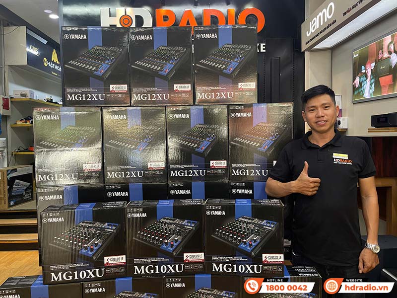 Bàn Mixer Yamaha MG10XU, 10 Kênh, Analog, thu âm, livestream-6