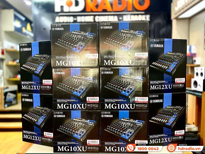 Bàn Mixer Yamaha MG10XU, 10 Kênh, Analog, thu âm, livestream-5