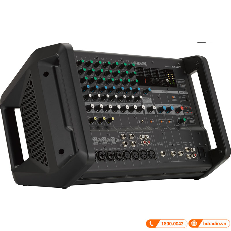 Bàn Mixer Yamaha EMX5, 12 Kênh, Mixer kèm công suất-3