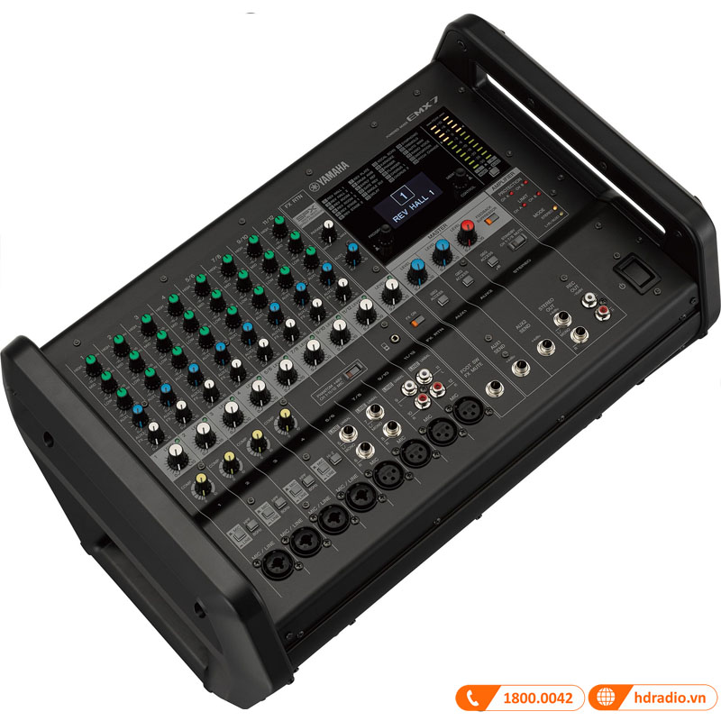 Bàn Mixer Yamaha EMX7, 12 Kênh, Mixer kèm công suất-5