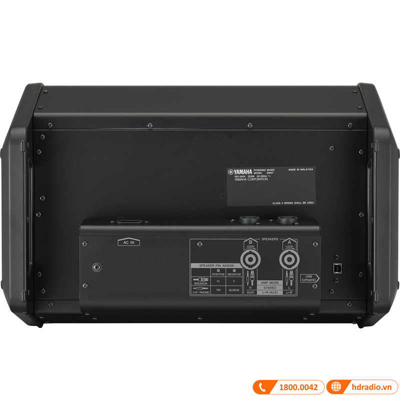 Bàn Mixer Yamaha EMX7, 12 Kênh, Mixer kèm công suất-6