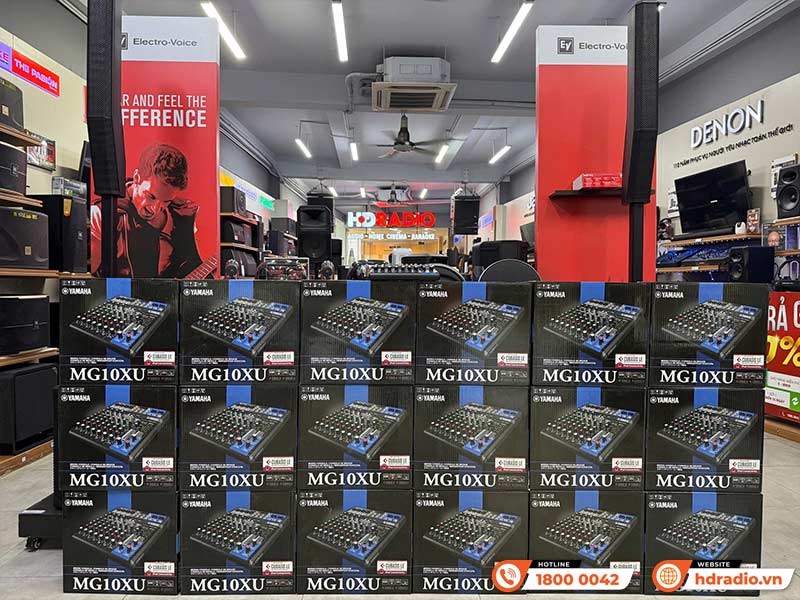 Bàn Mixer Yamaha MG10XU, 10 Kênh, Analog, thu âm, livestream-15