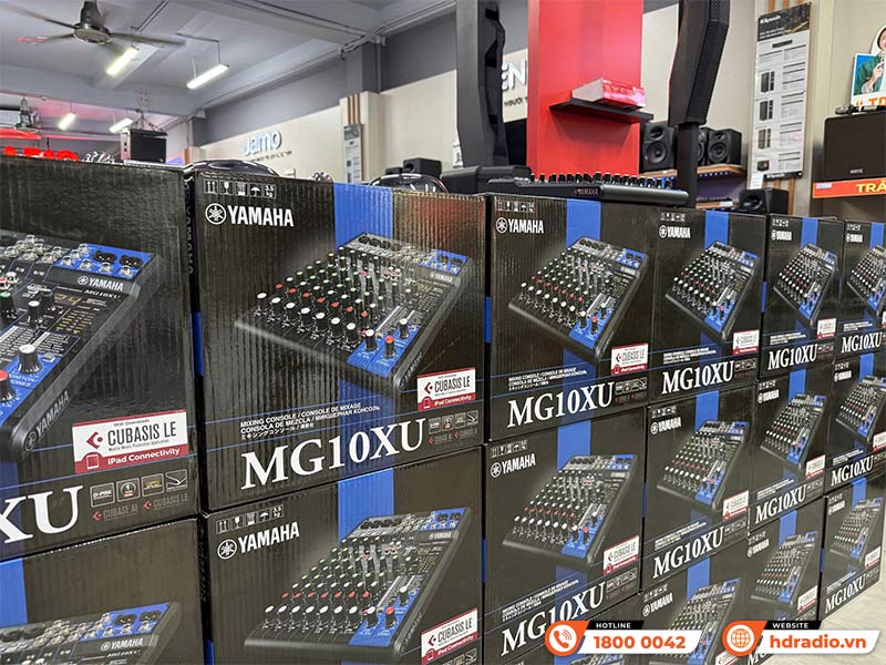 Bàn Mixer Yamaha MG10XU, 10 Kênh, Analog, thu âm, livestream-16