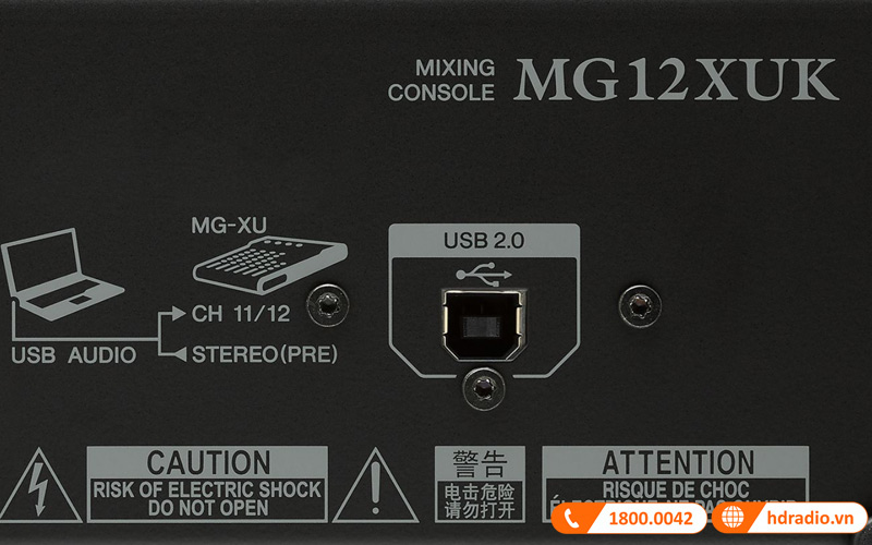Bàn Mixer Yamaha MG12XUK