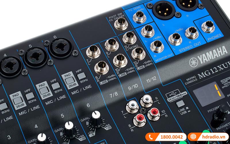 Bàn Mixer Yamaha MG12XUK