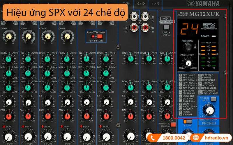 Bàn Mixer Yamaha MG12XUK