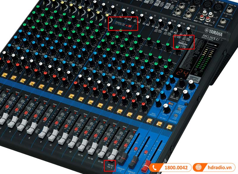 Bàn Mixer Yamaha MG20XU