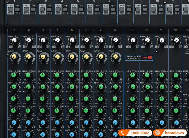 Bàn Mixer Yamaha MG20XU