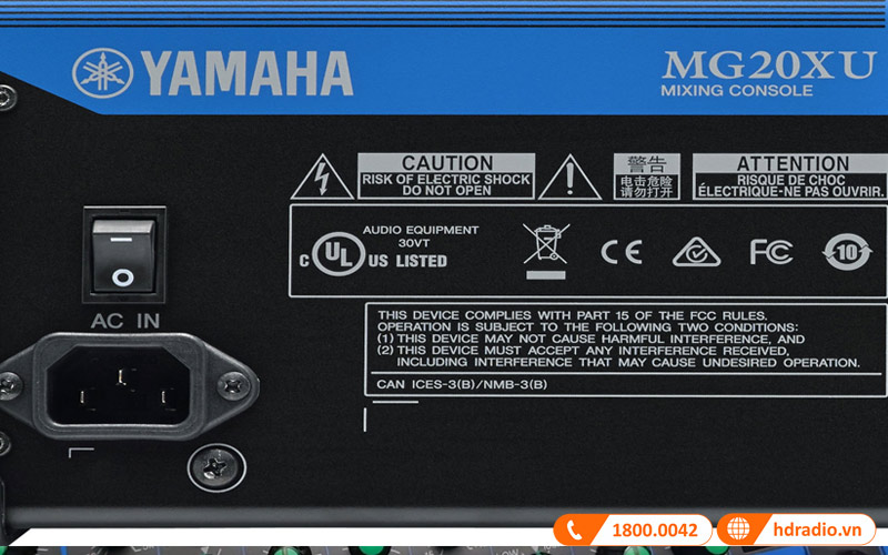 Bàn Mixer Yamaha MG20XU