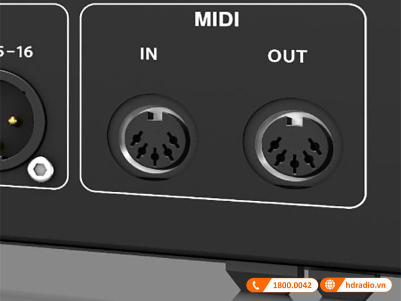 Cổng kết nối MIDI vào / ra