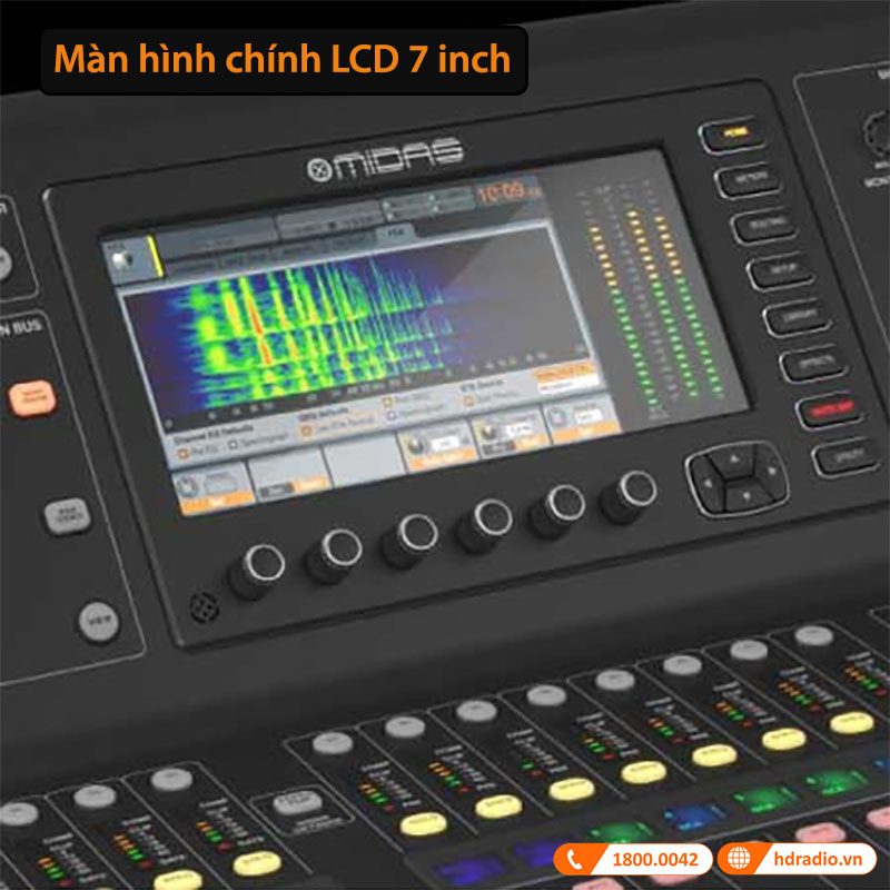 màn hình LCD hiển thị rộng 7inch