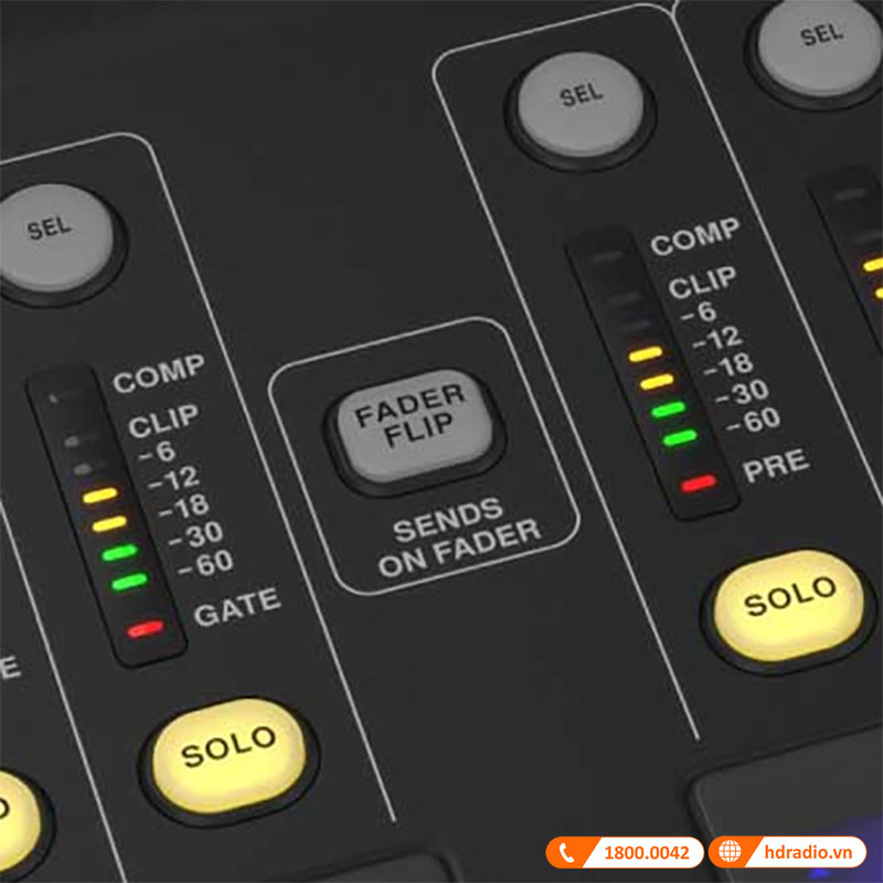 tính năng Sends on Fader 