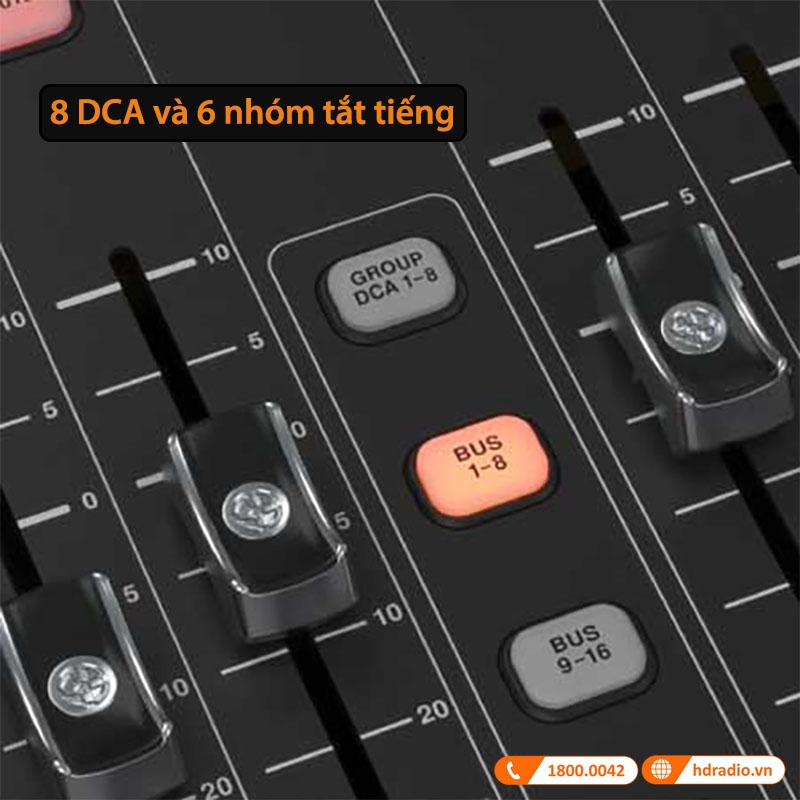 8 DCA và 6 nhóm tắt tiếng