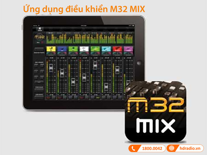 ứng dụng điều khiển M32 MIX