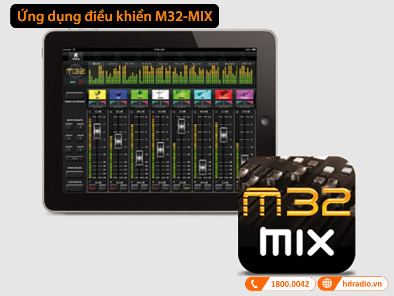 ứng dụng điều khiển M32 MIX