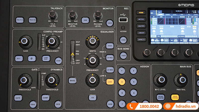 ảnh thực tế bàn mixer Midas M32R Live Bundle