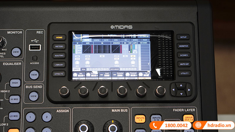 ảnh thực tế bàn mixer Midas M32R Live Bundle