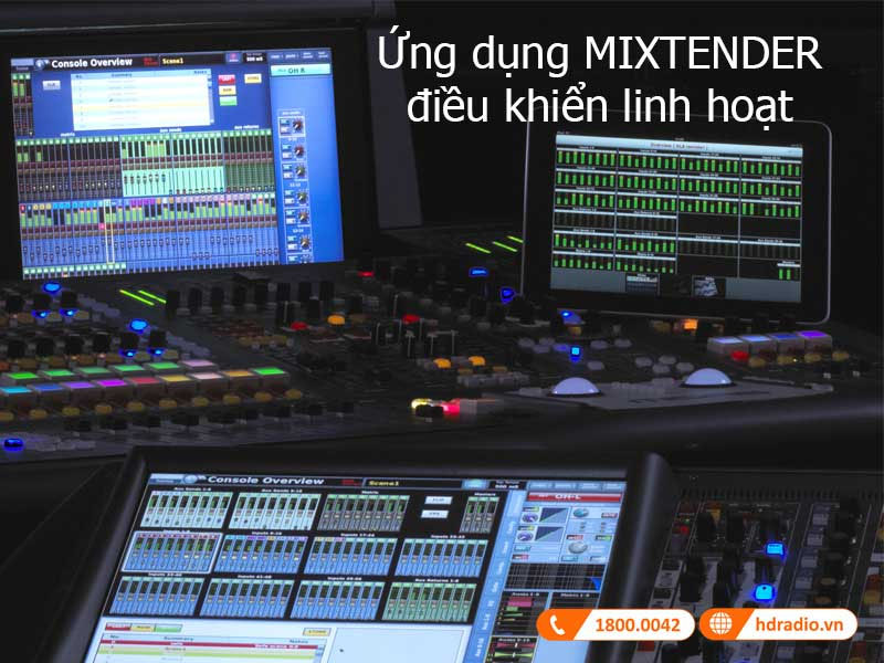 Điều khiển từ xa qua ứng dụng MIXTENDER
