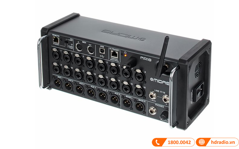 Mixer Midas MR 18 Flyht Case Bundle 