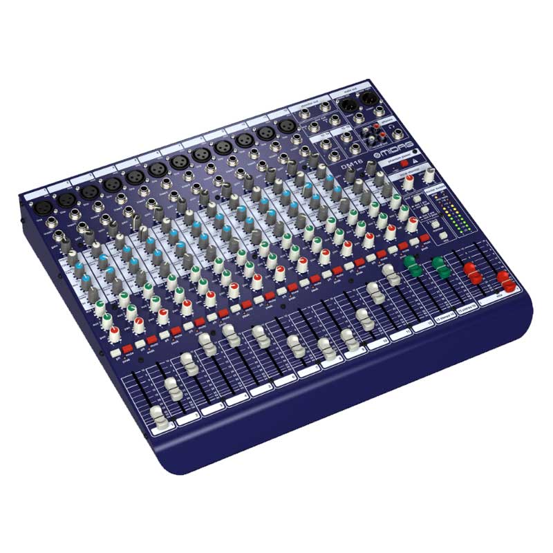 Bàn mixer Midas DM16, 16 kênh, EQ 3-band với điều khiển Mid Freq