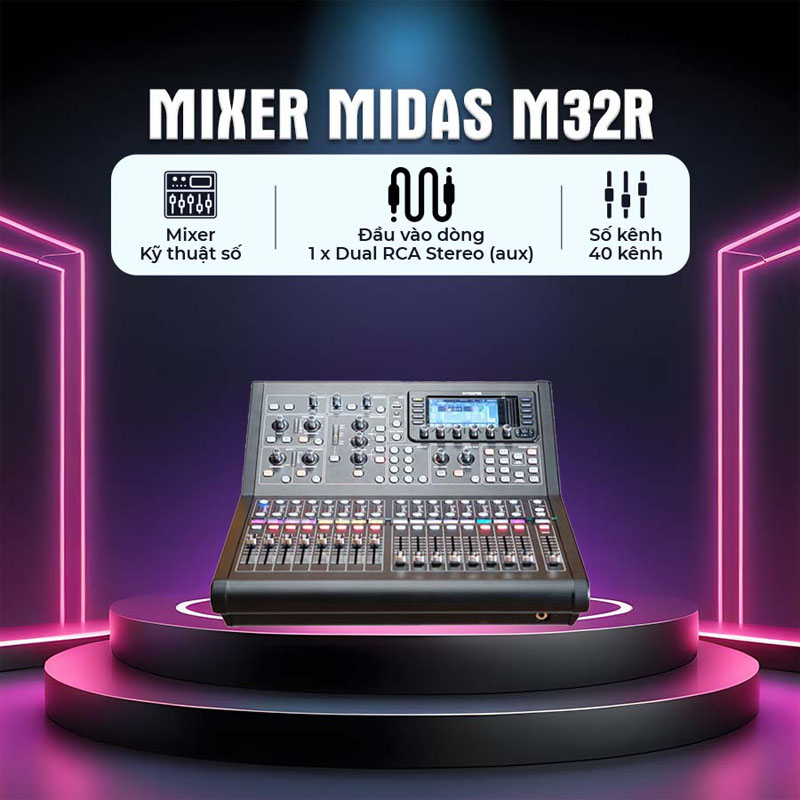 Bàn mixer Midas M32R-17