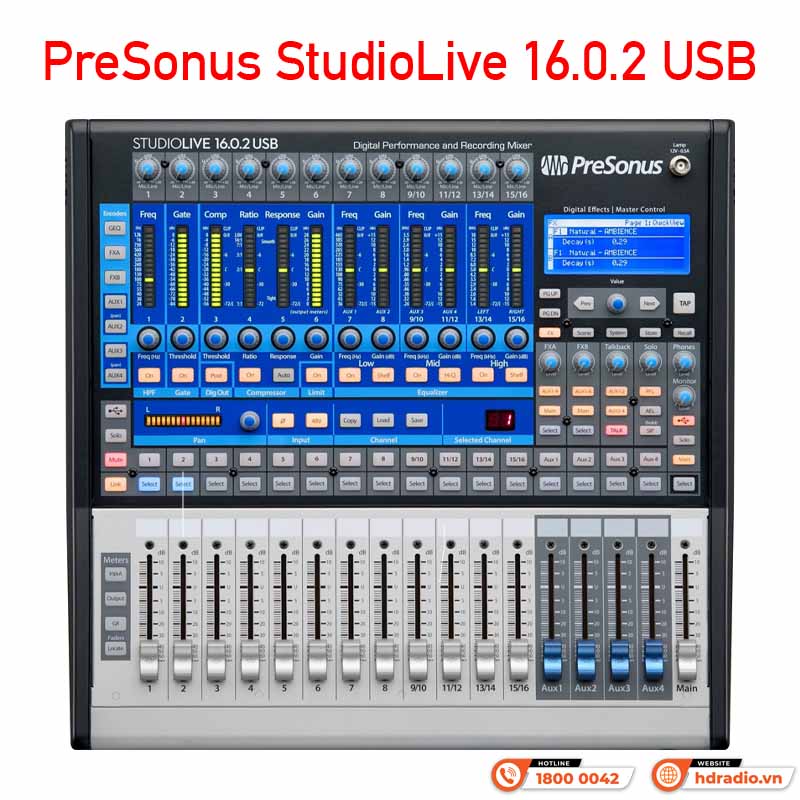 Bàn Mixer PreSonus StudioLive Classic 16.0.2 USB Digital Console