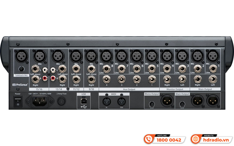Bàn Mixer PreSonus StudioLive Classic 16.0.2 USB Digital Console