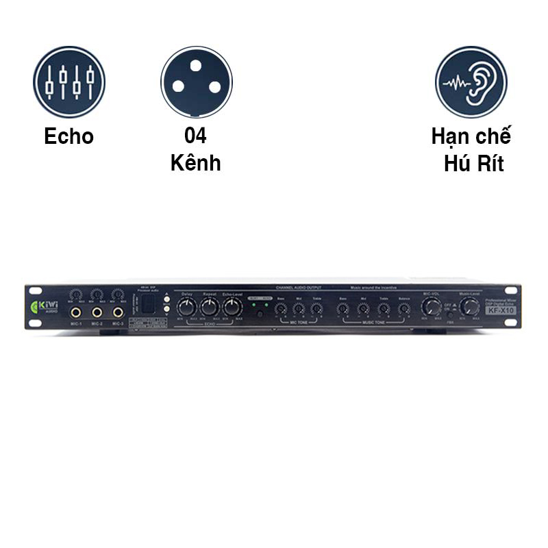 Vang cơ Kiwi KF X10 chống hú rít