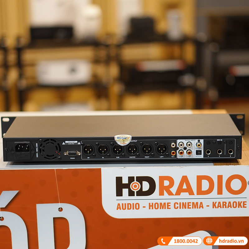 Vang số JBL VX8 chính hãng Ba Sao, Chống hú Rít, 6CH, DSP, Optical-9