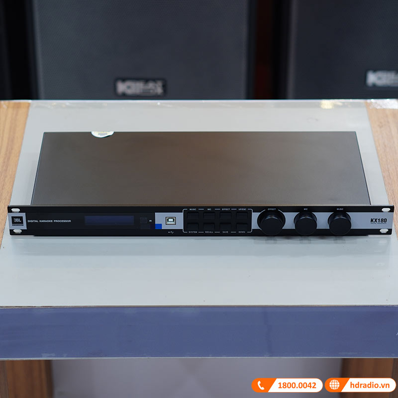 Vang số JBL KX180A (Chính Hãng), Chống hú Rít, 6CH, DSP, Optical-12