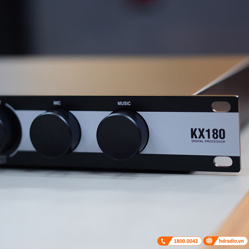 Vang số JBL KX180A (Chính Hãng), Chống hú Rít, 6CH, DSP, Optical-2
