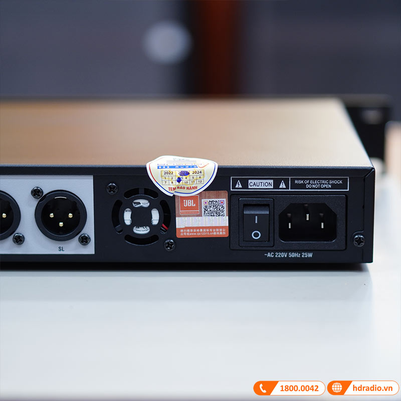 Vang số JBL KX180A (Chính Hãng), Chống hú Rít, 6CH, DSP, Optical-8