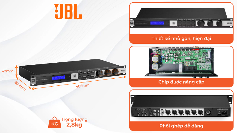 Vang số JBL Kx180A Kiểu dáng nhỏ gọn