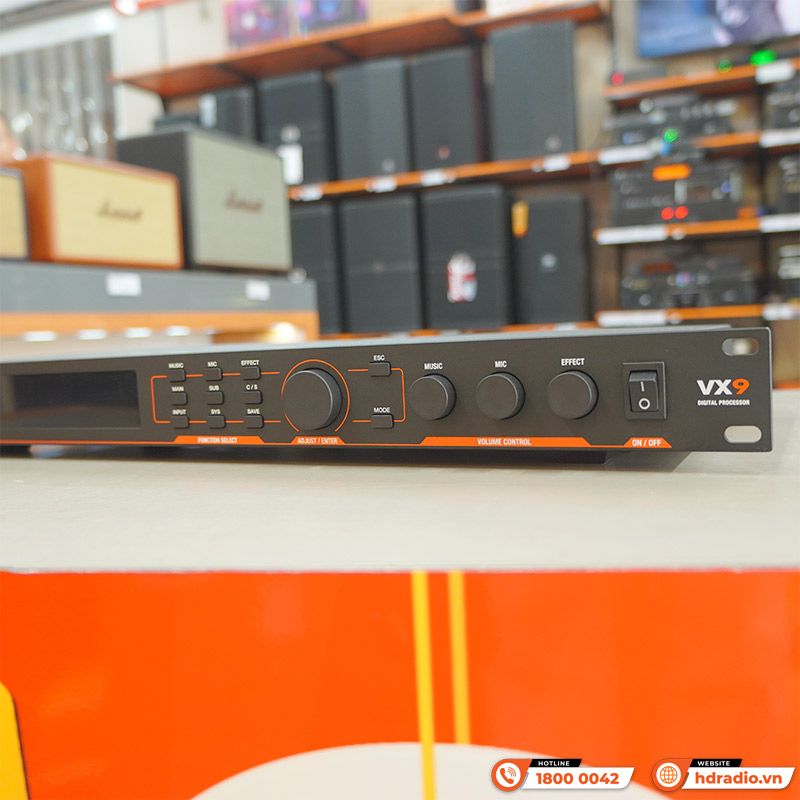 Vang số JBL VX9, DSP, USB2.0 Type-B, Optical, Coaxial, XLR, RCA (NEW 2025)-3