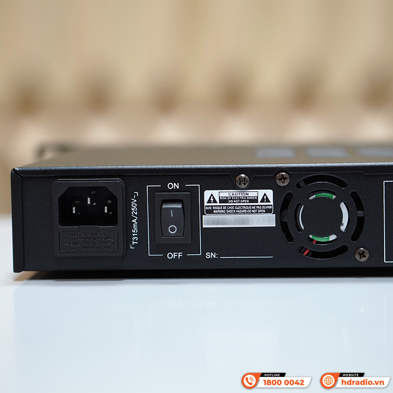 Vang số JKaudio X3000 Pro, Chống Hú Rít, 6CH, Chip DSP mới-10